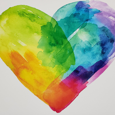 watercolor heart image